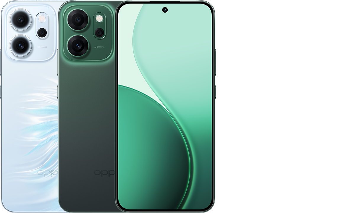 blue-green OPPO Reno 14F - Imagen 1